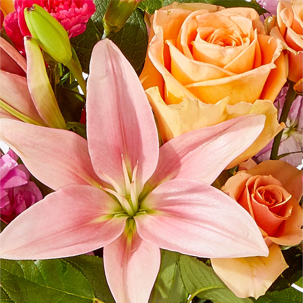 Bisous Bouquet –  White Lilies N Paradise, Kokomo IN
