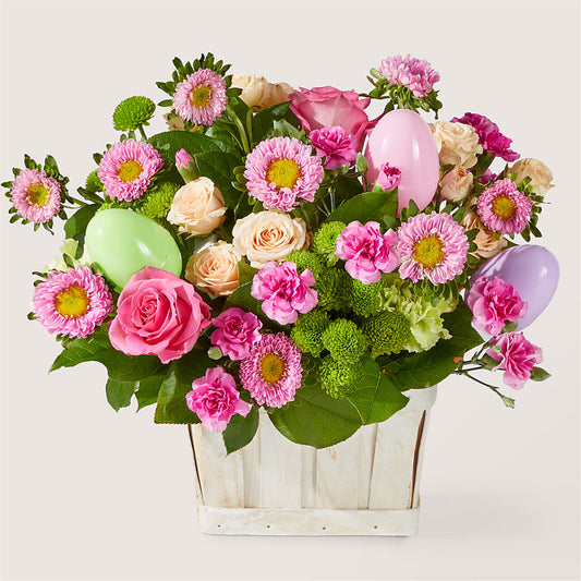 Get Eggcited Basket –  White Lilies N Paradise, Kokomo IN