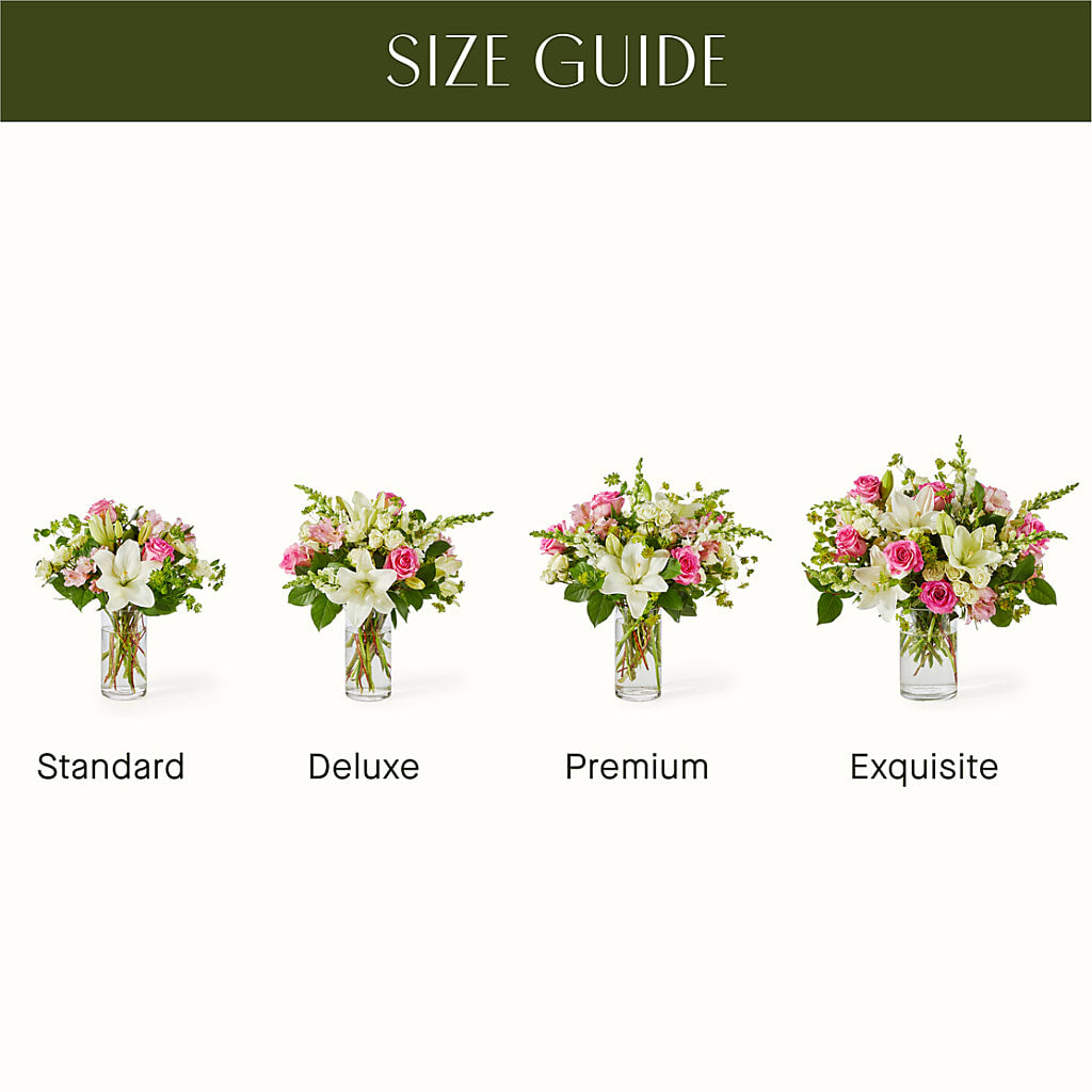 Fondly Bouquet –  White Lilies N Paradise, Kokomo IN