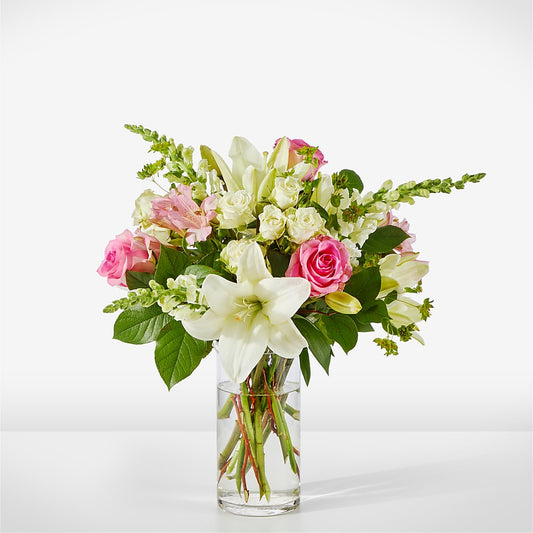 Fondly Bouquet –  White Lilies N Paradise, Kokomo IN