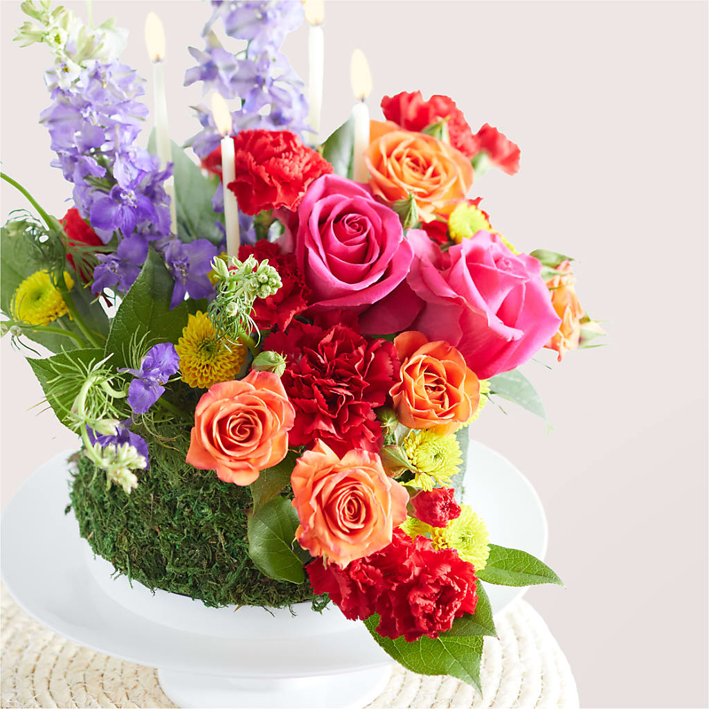 Best Year Yet Floral Cake –  White Lilies N Paradise, Kokomo IN