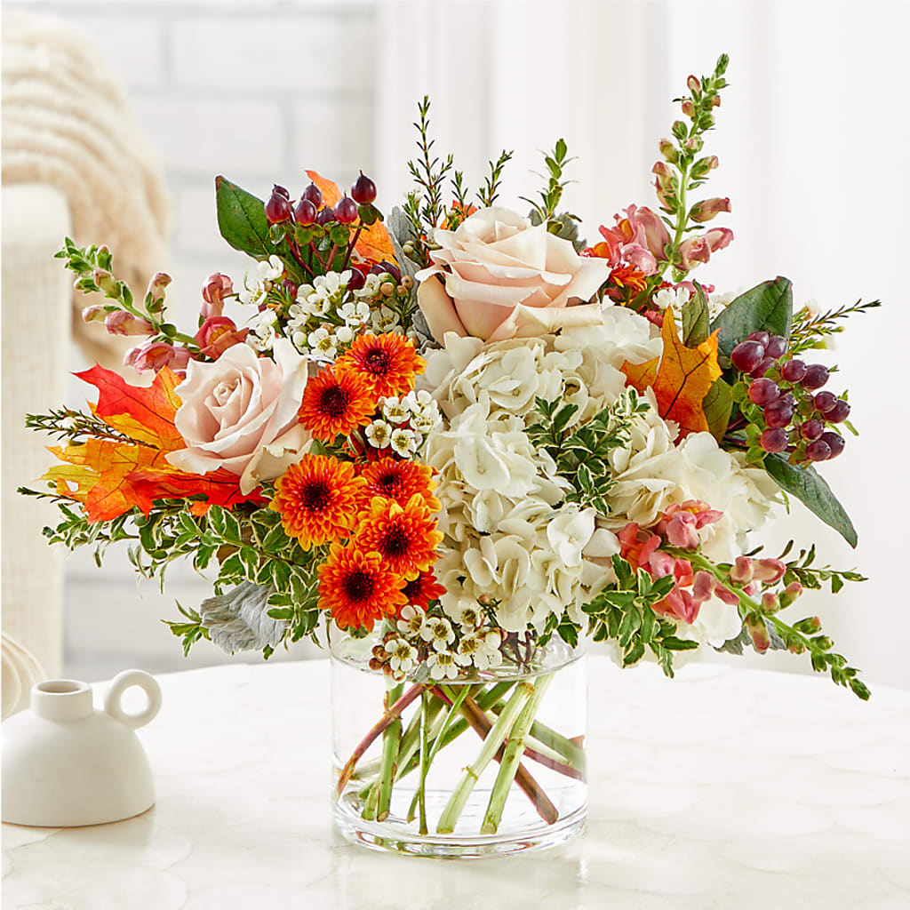 Autumnal Equinox Bouquet –  White Lilies N Paradise, Kokomo IN