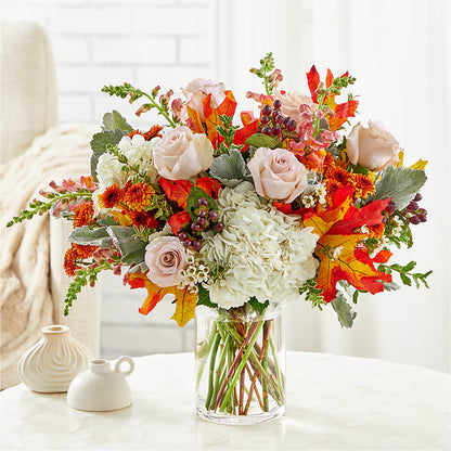 Autumnal Equinox Bouquet –  White Lilies N Paradise, Kokomo IN