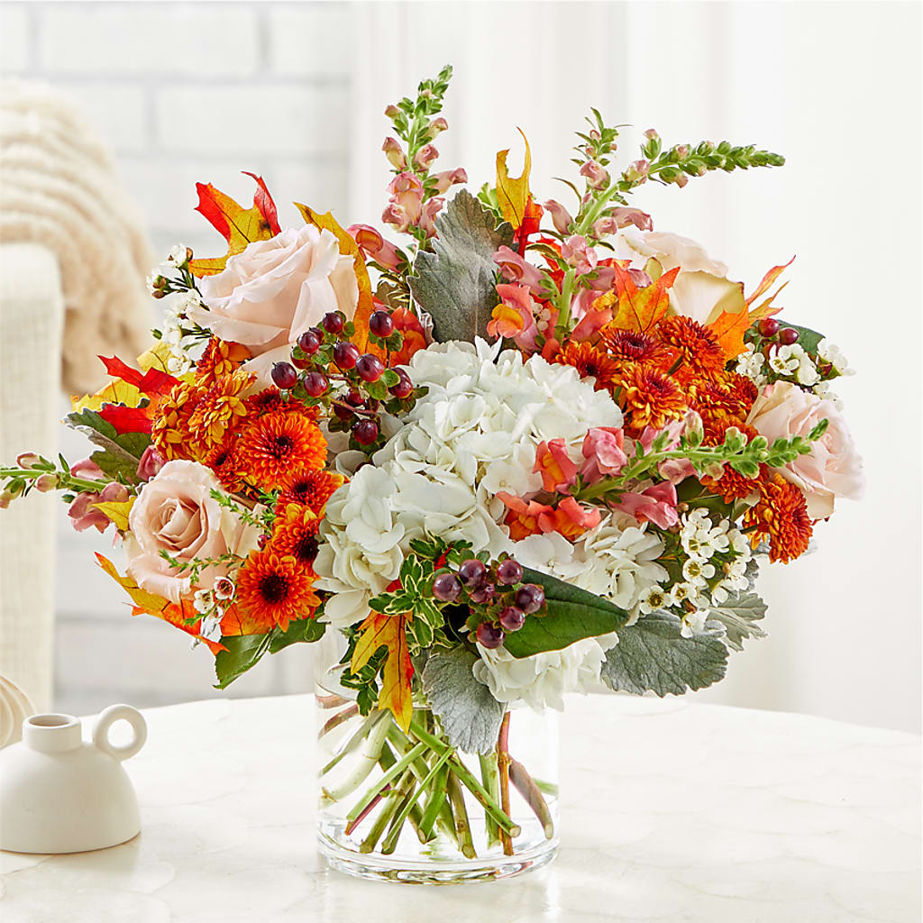 Autumnal Equinox Bouquet –  White Lilies N Paradise, Kokomo IN