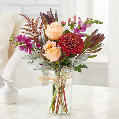 Moody Hues Bouquet –  White Lilies N Paradise, Kokomo IN