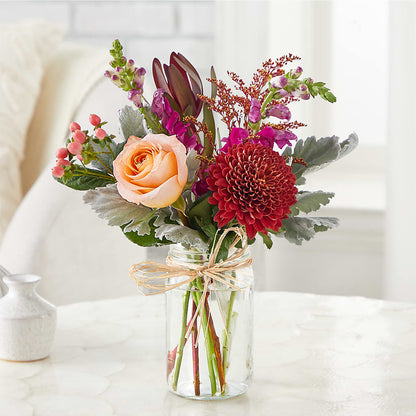 Moody Hues Bouquet –  White Lilies N Paradise, Kokomo IN
