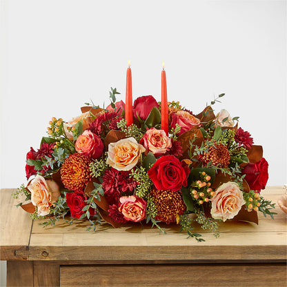 Gather Near Centerpiece –  White Lilies N Paradise, Kokomo IN