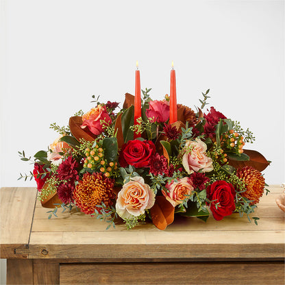 Gather Near Centerpiece –  White Lilies N Paradise, Kokomo IN