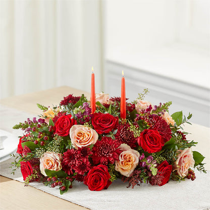 Most Thankful Centerpiece –  White Lilies N Paradise, Kokomo IN