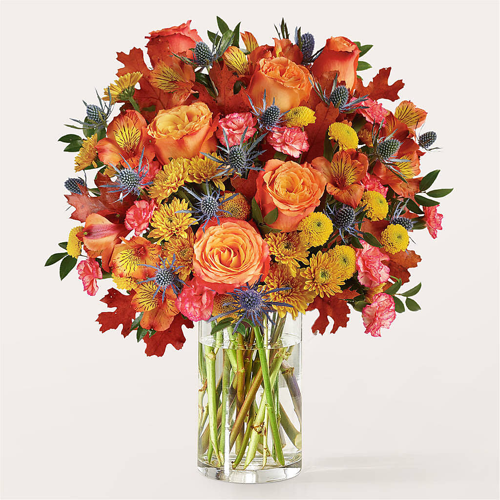 Winds of Autumn Bouquet –  White Lilies N Paradise, Kokomo IN