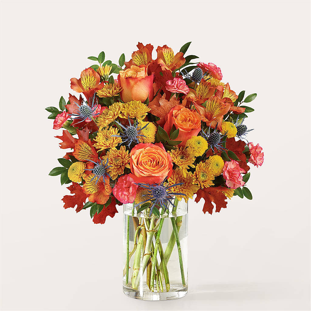 Winds of Autumn Bouquet –  White Lilies N Paradise, Kokomo IN
