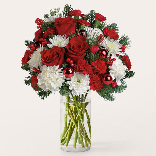 Good Tidings Bouquet –  White Lilies N Paradise, Kokomo IN