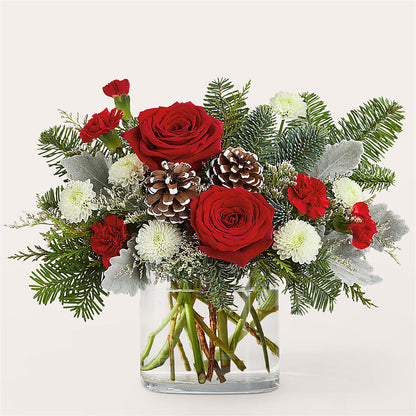 Yule Cheer Bouquet –  White Lilies N Paradise, Kokomo IN