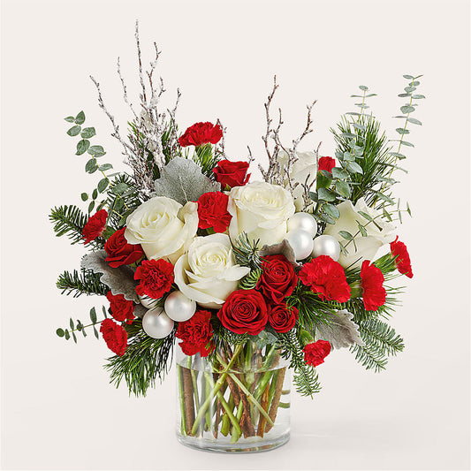 Trimming the Tree Bouquet –  White Lilies N Paradise, Kokomo IN