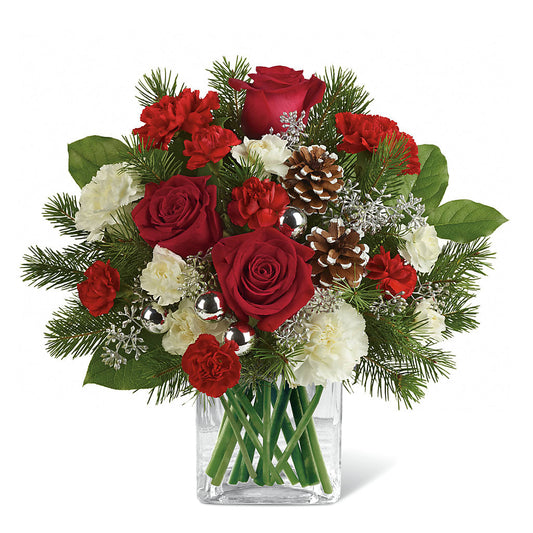 Woodland Wonder Bouquet –  White Lilies N Paradise, Kokomo IN