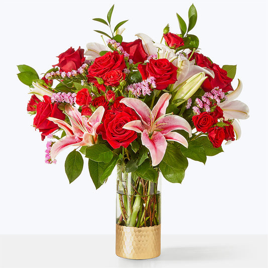 Hopeless Romantic Bouquet –  White Lilies N Paradise, Kokomo IN