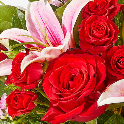 Hopeless Romantic Bouquet –  White Lilies N Paradise, Kokomo IN