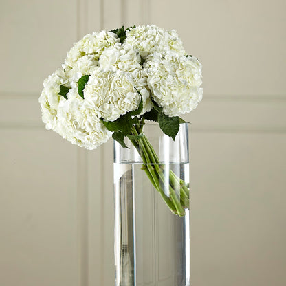 White Hydrangea Hand-Tied Bouquet –  White Lilies N Paradise, Kokomo IN